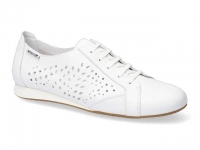 chaussure mephisto lacets belisa perf blanc